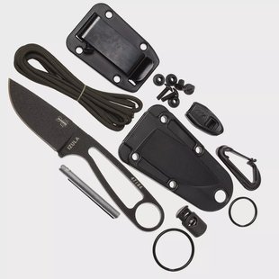 ESEE Izula Black IZULA-B-KIT survivalset met schede en firesteel