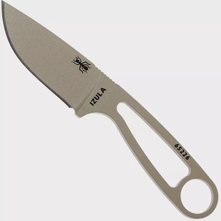 ESEE Izula Desert Tan IZULA-DT nekmes met zwarte schede + riemclip