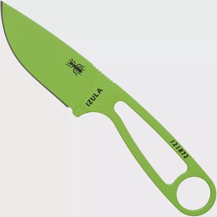 ESEE Izula Venom Green IZULA-VGKIT, survivalkit met schede en firesteel