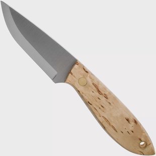 Brisa Bobtail 80 Curly birch handle, 12C27 scandi, Multicarry sheath 9950