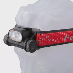 Fenix HM65R-T V2.0 Black, oplaadbare hoofdlamp, 1600 lumen