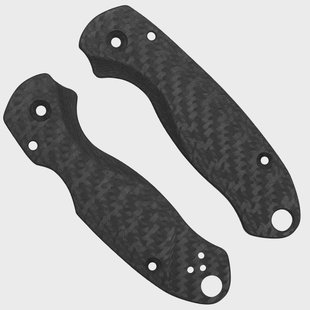 Flytanium Spyderco Para 3 Scales, Lotus Carbonfiber