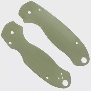 Flytanium Spyderco Para 3 Scales, Lotus Jade G10