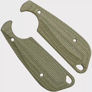 Flytanium CRKT Minimalist Flex FLY-1101 Green Micarta Scales