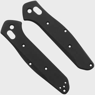 Flytanium Benchmade 940 Osborne Handle Kit 1150 Black DLC Titanium Radar Scales, Titanium Hardware