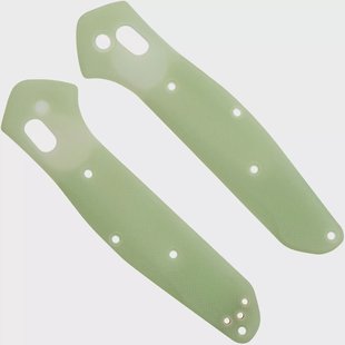 Flytanium Benchmade 940 Osborne Handle Kit FLY-1171NJ Jade G-10 Radar Scales, Titanium Hardware