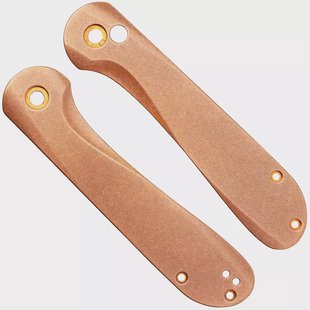 Flytanium Civivi Elementum Button Lock FLY-1259 Stonewashed Copper Scales