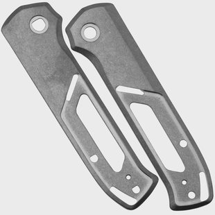 Flytanium Arcade Handle Set 1348 Stonewashed Titanium Scales