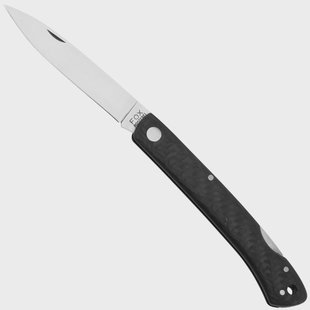 Fox Knives FX-573-CF Satin 440C, Carbon Fiber zakmes