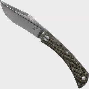 Fox Knives Libar FX-582 Green Canvas Micarta slipjoint zakmes