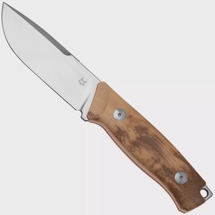 Fox Knives Rifle Windage FX-661 OL, Olive Wood vaststaand mes, Raven Knives design