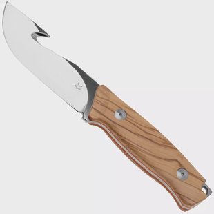Fox Knives Rifle Ejector FX-663 OL, Olive Wood vaststaand mes, Raven Knives design