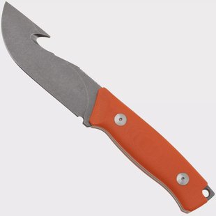 Fox Knives Rifle Ejector FX-663 OR, Orange G10 vaststaand mes, Raven Knives design