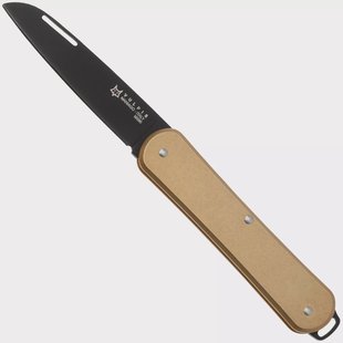 Fox Vulpis FX-VP130-OTB Black Idroglader M390, Brass, zakmes