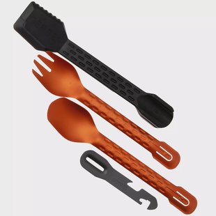 Gerber ComplEAT Cook, Eat, Clean-tool 13658167162 Burnt Orange, multifunctionele outdoor bestekset