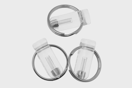 Glow Rhino Spark Glow Fob SPARK-001-3PK-B, 3 Pack Blue Tritium