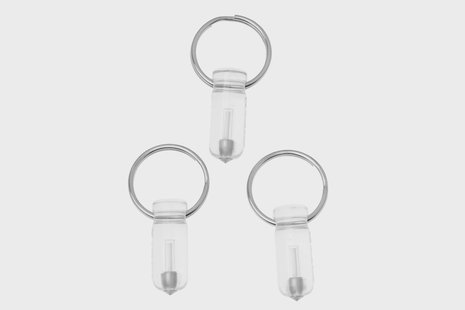 Glow Rhino Spark Glow Fob SPARK-001-3PK-G, 3 Pack Green Tritium