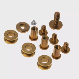 Rick Hinderer XM18 3.5 Skinny Slicer Complete Stonewashed Bronze Hardware Kit