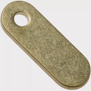 Rick Hinderer One Hole Filler Tab Brass