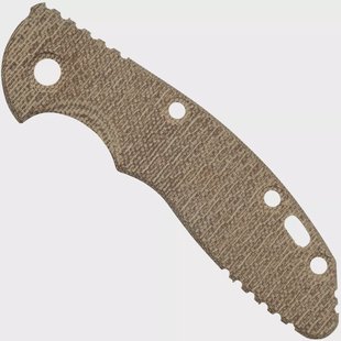 Rick Hinderer XM-18 3 greepschaal, Textured Natural Micarta