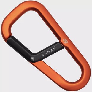 The James Brand The Hardin, Orange Black ES204944-10 karabijnhaak