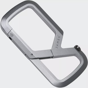 The James Brand Mehlville, silver, karabijnhaak