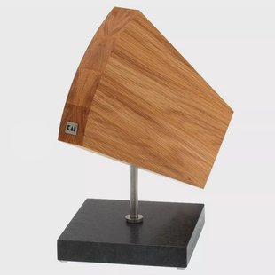 Kai Shun magnetisch messenblok draaibaar, eikenhout
