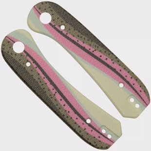 KNAFS Lander Scales KNAFS-00088 Rainbow Trout G10, handgreepschalen