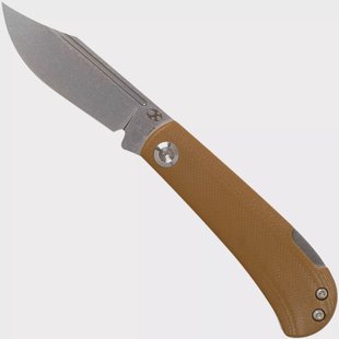 Kansept Wedge T2026B9 Yellow Brown G10 zakmes, Nick Swan design