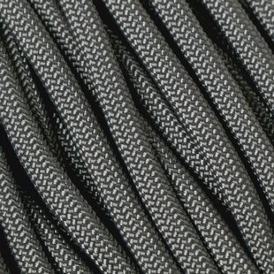 Knivesandtools 550 paracord type III, kleur: charcoal grey, 100 ft (30,48 m)
