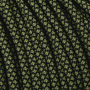 Knivesandtools 550 paracord type III, kleur: moss diamond 100 ft (30,48 m)