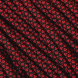 Knivesandtools 550 paracord type III, kleur: imperial red diamond, 50 ft (15,24 m)