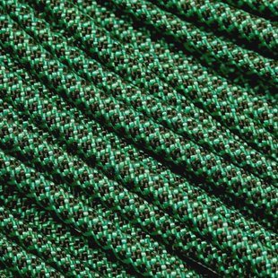 Knivesandtools 550 paracord type III, kleur: mint with olive drab diamonds - 50 ft (15,24 meter)