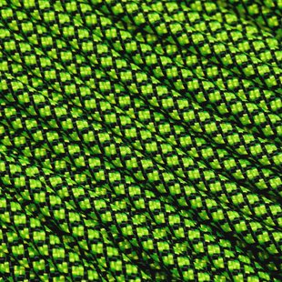 Knivesandtools 550 paracord type III, kleur: neon yellow diamonds - 50 ft (15,24 meter)