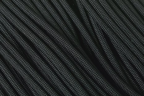 Knivesandtools 550 Paracord Type III Military Spec RG1164H, zwart, 100 ft (30,48 m)