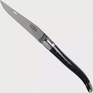 Forge de Laguiole 1211INTCNOIB 11cm, zwart micarta, laguiolemes