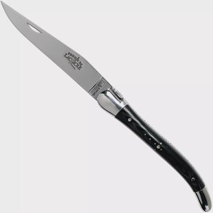 Forge de Laguiole 129INTCNOIBRI 9cm, zwart micarta, laguiolemes