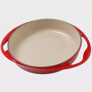 Le Creuset taartvorm/ tarte tatin, 25 cm, kersenrood