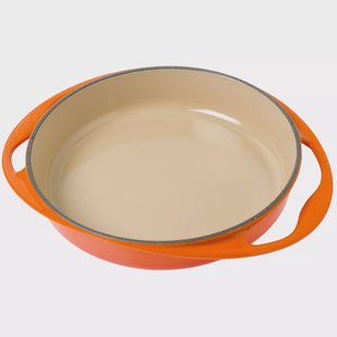 Le Creuset taartvorm/ tarte tatin, 25 cm, oranje-rood