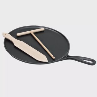 Le Creuset pannenkoekenpan/crêpe pan 27cm, zwart