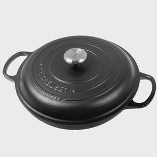 Le Creuset Campagnards braadpan 30 cm, 3,5L zwart