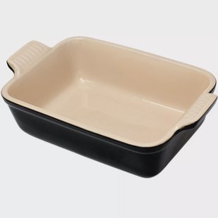Le Creuset ovenschaal rechthoekig 1,1L, 19 cm, zwart