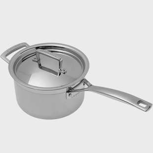 Le Creuset Magnetik steelpan met deksel, 18 cm, 2,8L