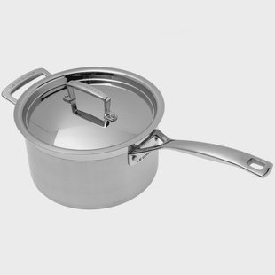 Le Creuset Magnetik steelpan met deksel, 20 cm, 3,8L