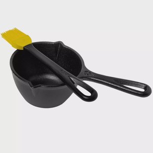 Lodge sauspannetje incl. siliconen borstel, LMPB21