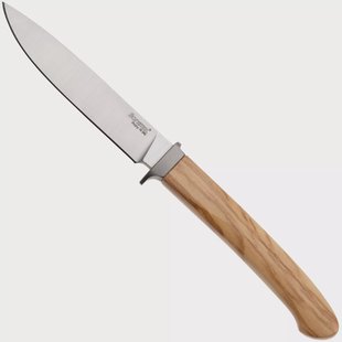 LionSteel Ago AG1-UL Olive Wood, Titanium Guard, vaststaand mes