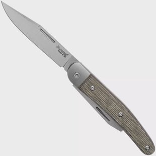 LionSteel Jack 2 Green Canvas Micarta JK2 CVG zakmes