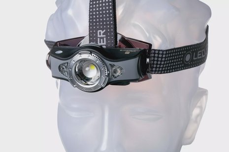 Ledlenser MH11 oplaadbare hoofdlamp met bluetooth, grijs