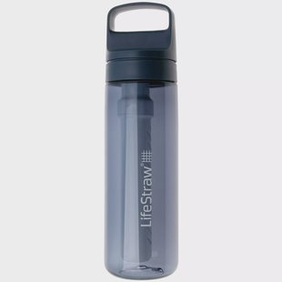 LifeStraw Go Aegean Sea GO-650ML-SEA BPA-Free Plastic, waterfles met 2-stage filter, 650 ml