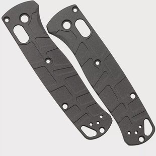 Lex Custom Benchmade Bugout 535 Scales BUTH237 Turtle Tungsten Titanium, handgreepschalen